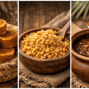 ফয়েল পাটালি (১কেজি), দানাদার (১কেজি), ঝোলা (১কেজি)